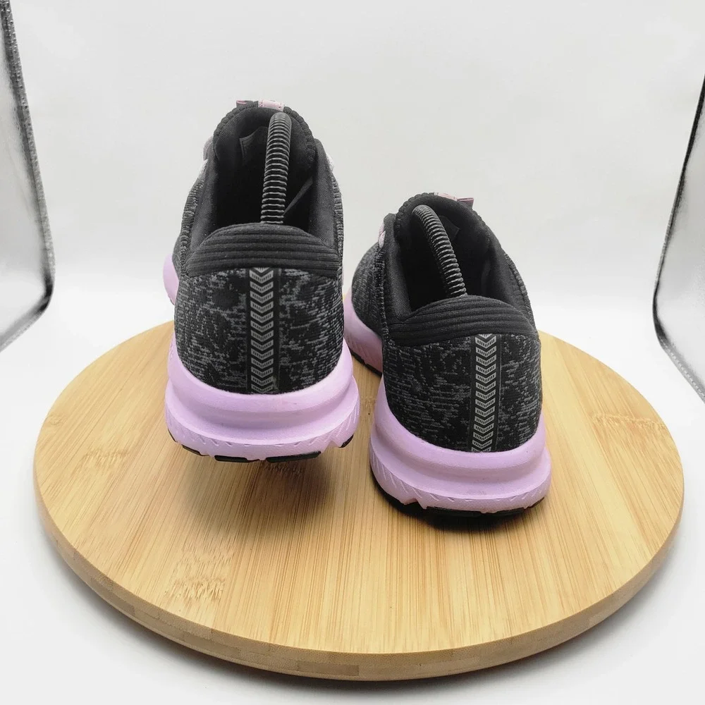 Brooks Launch 6 Womens Running Shoes Black Grey Purple 1202851B092 Size 9.5